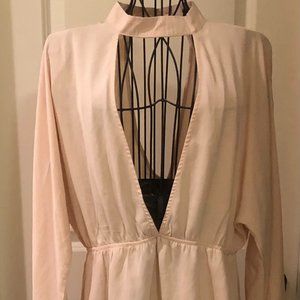 NUDE brand Pink Long-Sleeve Top